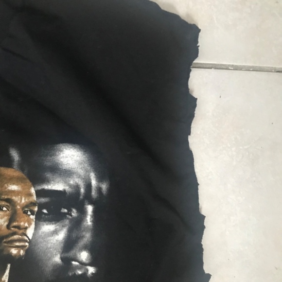 Men’s Floyd Mayweather Vs Manny Pacouiao Tank Sleeveless T-Shirt Sz Large - Picture 3 of 10